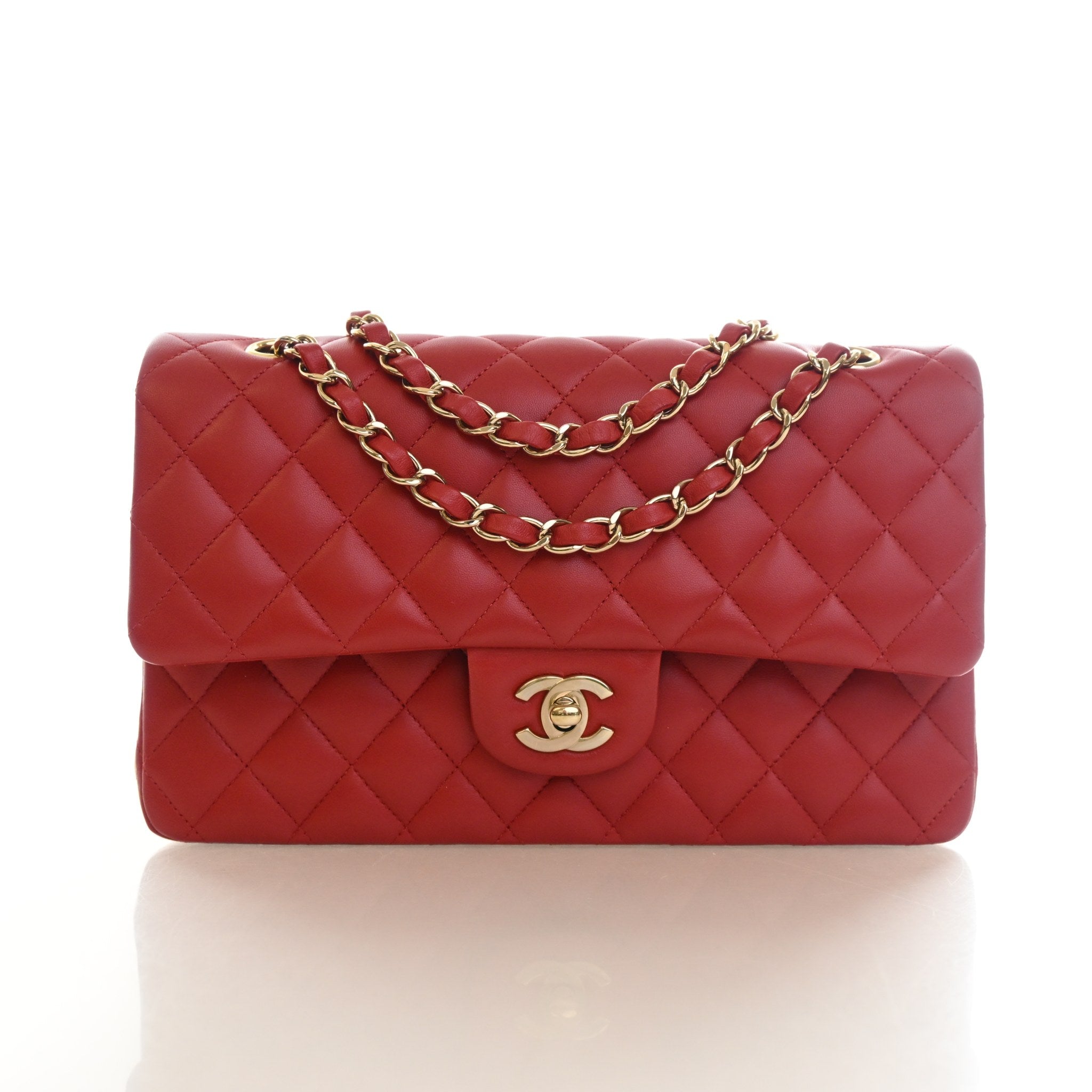 Chanel Medium Lambskin Classic Double Flap Bag