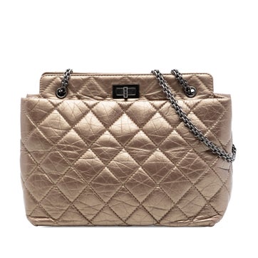 Calf Leather Quilted Aged Calfskin Reissue 2.55 Tote