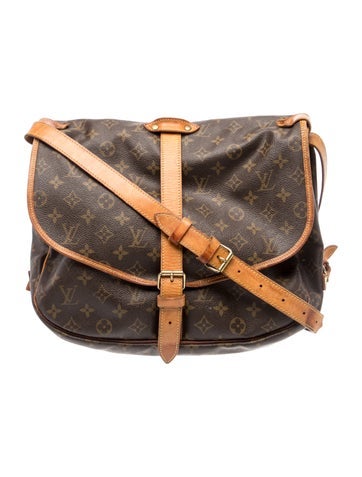 Louis Vuitton LV Monogram Saumur 35 Vintage