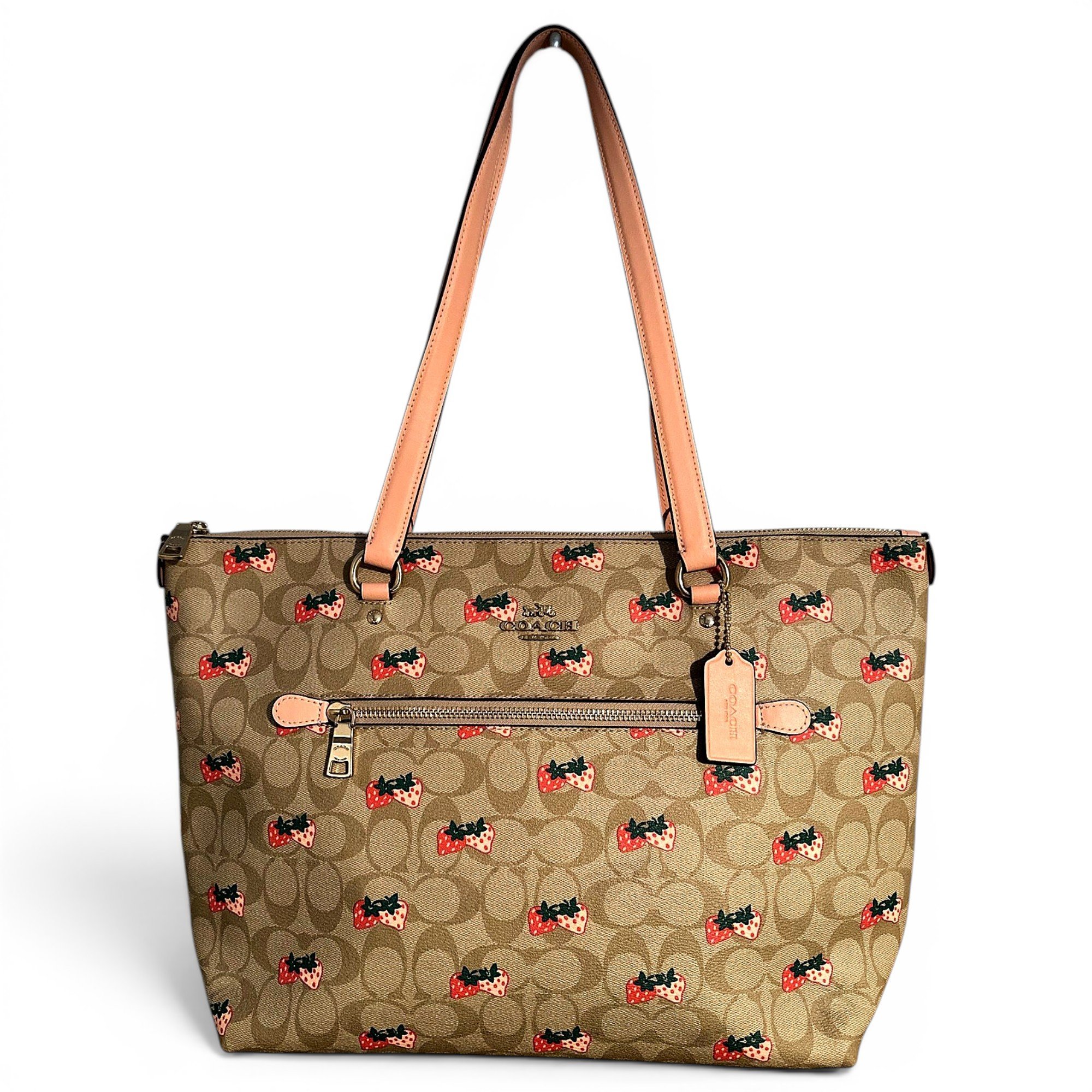 Coach CITY ZIP TOTE leather tote