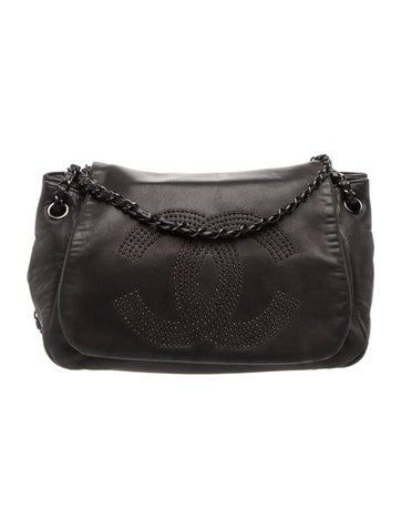 Studded CC Accordion Flap Bag