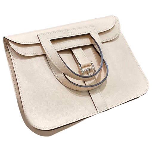 Hermes Halzan leather handbag