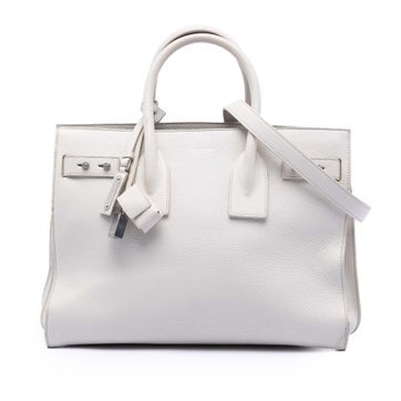 Calf Leather Small Grained Calfskin Supple Sac De Jour Satchel