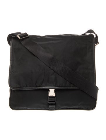 Tessuto Nylon Messenger Bag