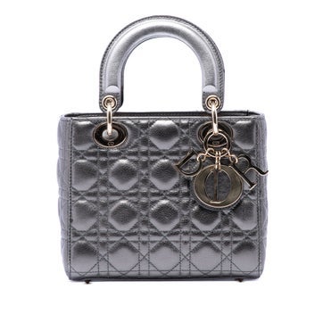 Small Metallic Lambskin Cannage My ABCDior Lady Dior