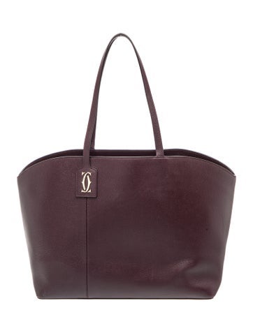 Leather C Tote