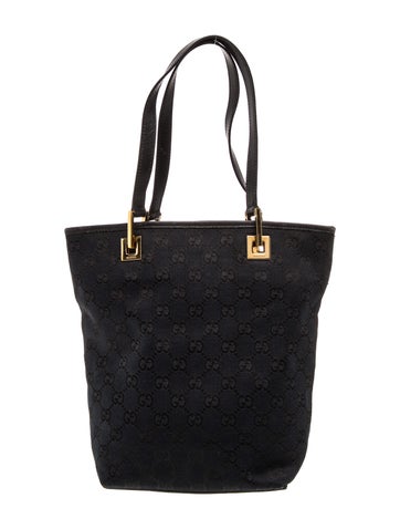 GG Canvas Bucket Bag Vintage