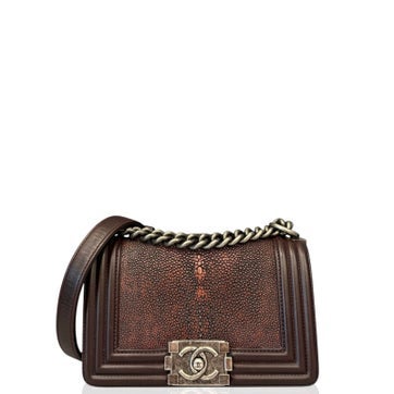 Mini Boy Flap Galuchat Stingray Mini