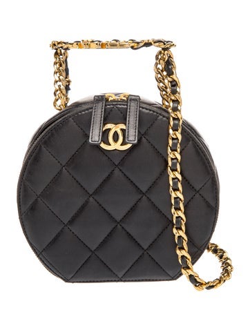 Small Quilted Round Bag