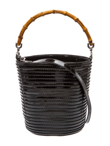 Bamboo Bucket Bag Vintage