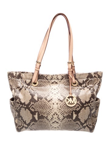 Embossed Leather Tote
