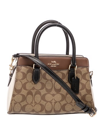 Saffiano Leather Top Handle Bag