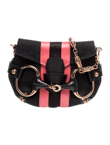 GG Canvas Horsebit Chain