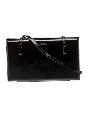 TOTEME Patent Leather Cocktail Patent-Leather Shoulder Bag Small