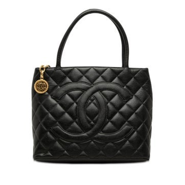 Caviar Medallion Calfskin Tote