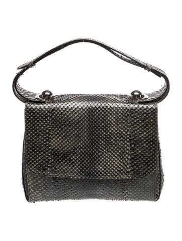 Ferragamo Fish Skin Shoulder Bag