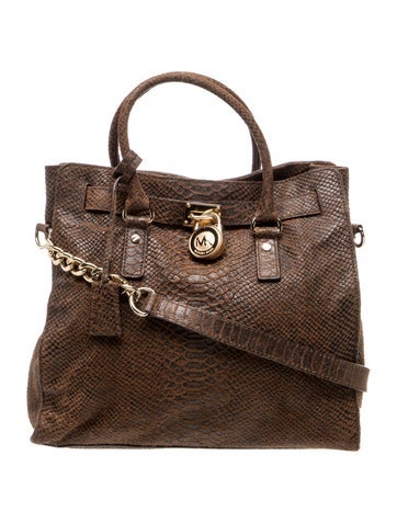 Embossed Leather Tote