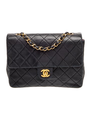 Quilted Square Flap Bag