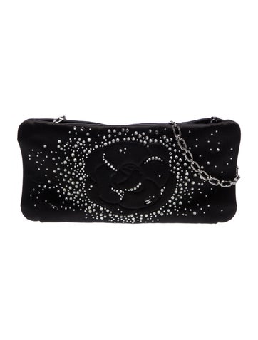 Strass Camellia Pochette