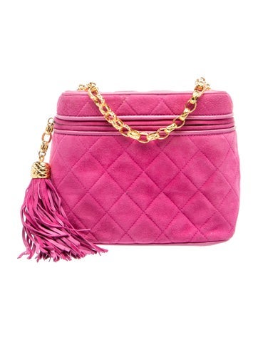 Quilted Tassel Vanity Case
