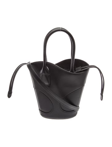 Leather Top Handle Bag Small