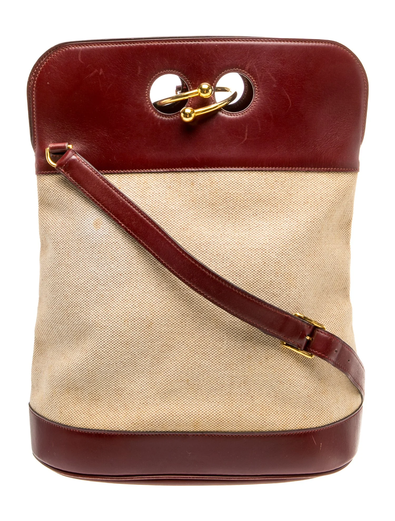 Hermes Box & Toile Alix Shoulder Bag