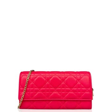 Patent Leather Wallet On Chain