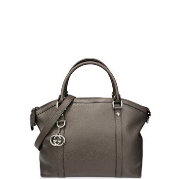 Calfskin Interlocking G Two-Way Bag