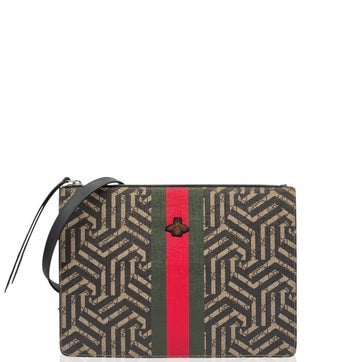 Calfskin Shoulder Bag Brown