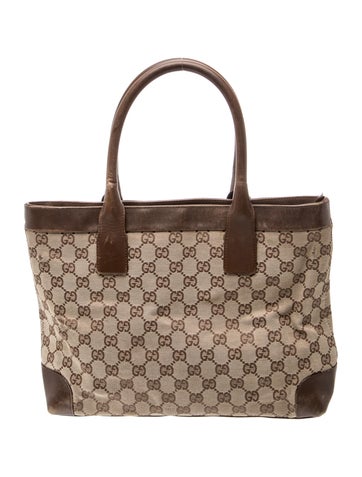 GG Canvas Top Handle Bag