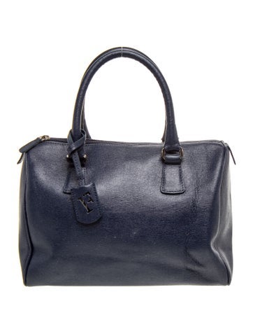 Leather Top Handle Bag