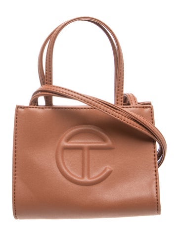 Vegan Leather Mini Shopping Tote