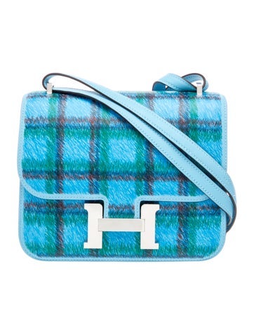 Hermes 2025 Swift Tartan Mini Constance 18