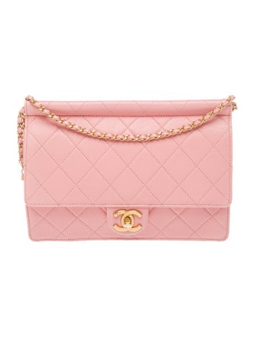 Small CC Pearl Quilted Flap Bag