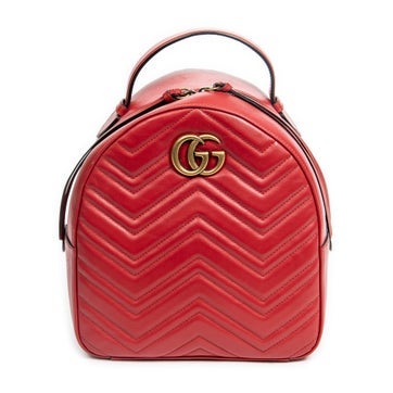 Leather GG Marmont Backpack