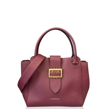 Calfskin Buckle Tote Small
