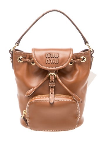Leather Bucket Bag