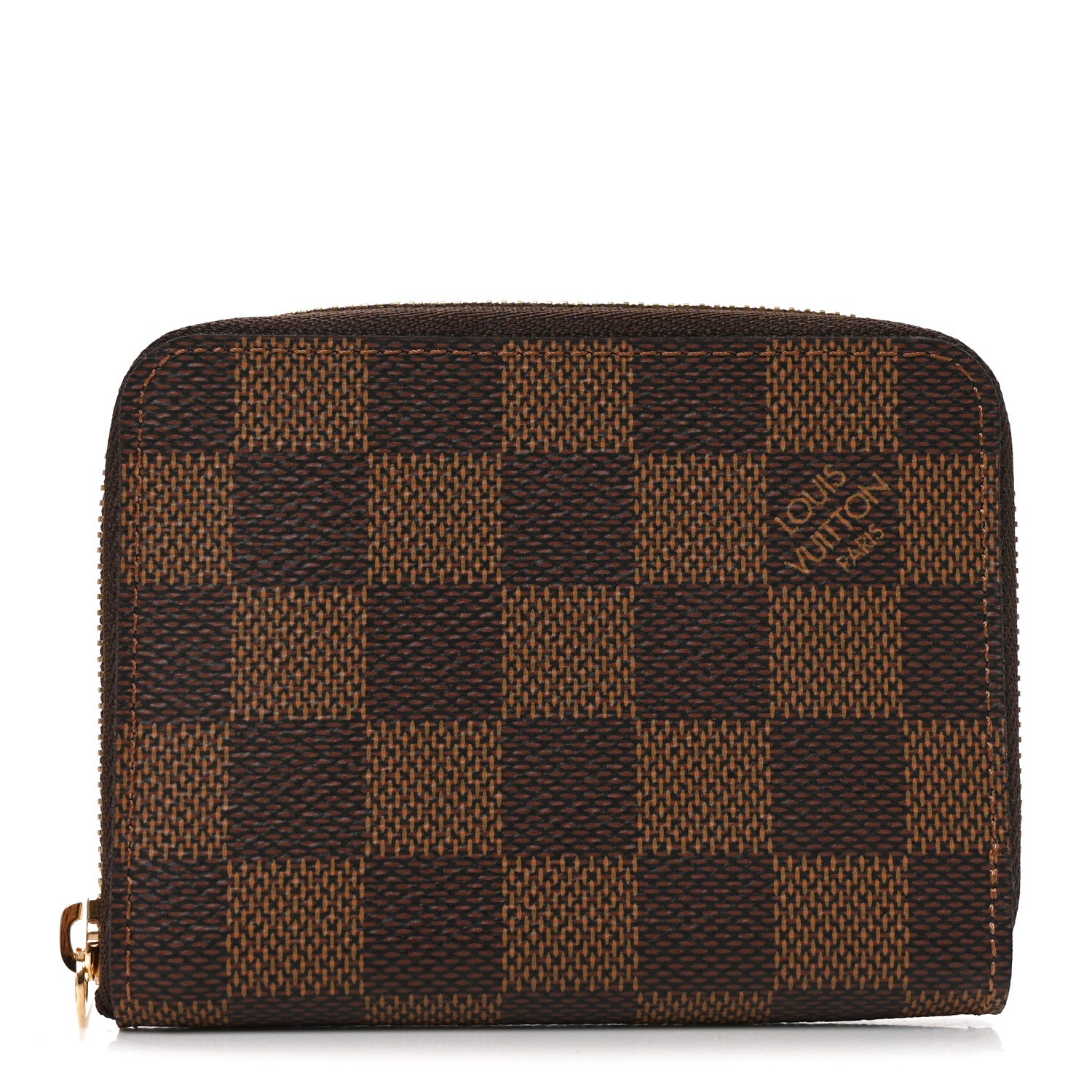 Louis Vuitton Damier Ebene Zippy Coin Purse Rose Ballerine