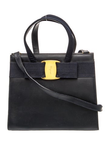 Leather Top Handle Bag