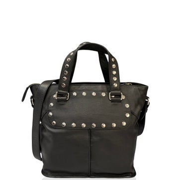 Calfskin Top Handle Bag