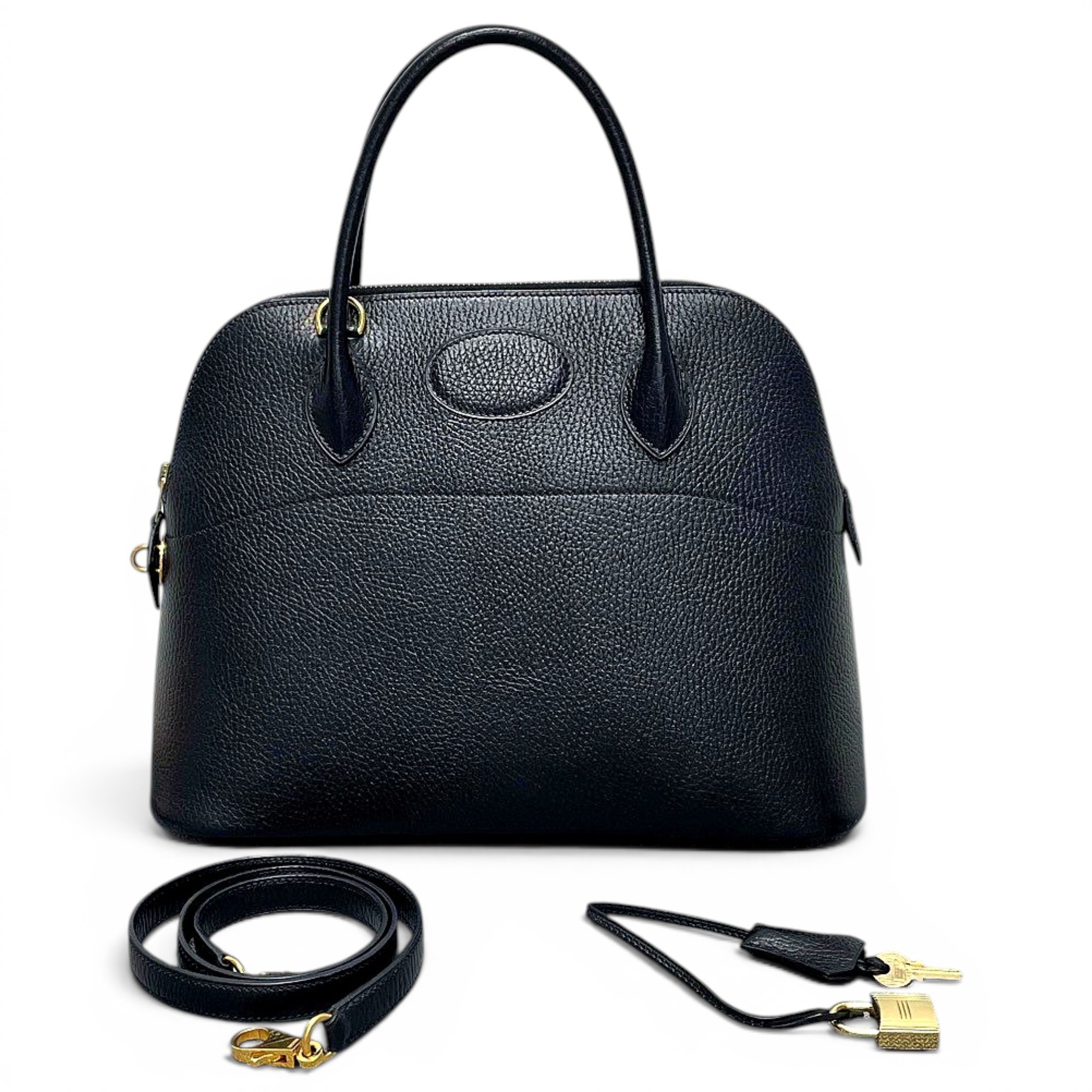 Hermes Bolide leather handbag
