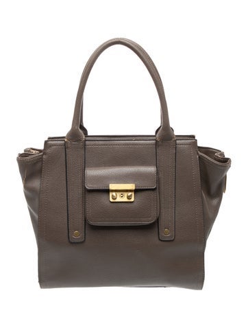 Leather Top Handle Bag