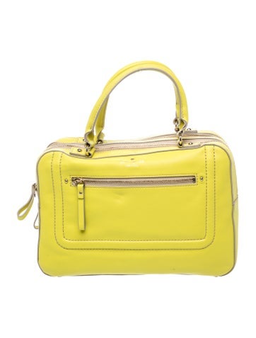 Leather Top Handle Bag