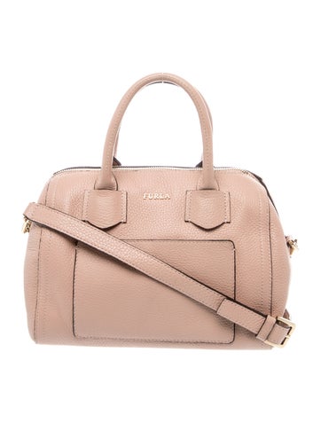 Leather Top Handle Bag
