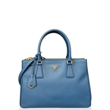Nappa Leather Medium Galleria Double Zip Tote