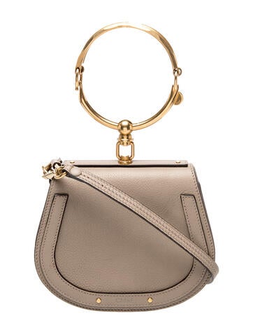 Leather Top Handle Bag Small