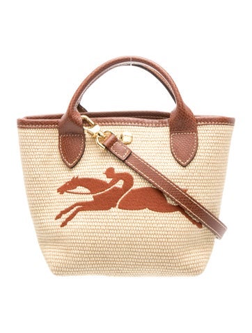 Raffia Top Handle Bag