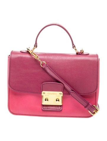 Goat Leather Top Handle Bag
