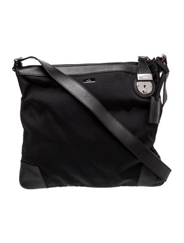 Tessuto Nylon Messenger Bag