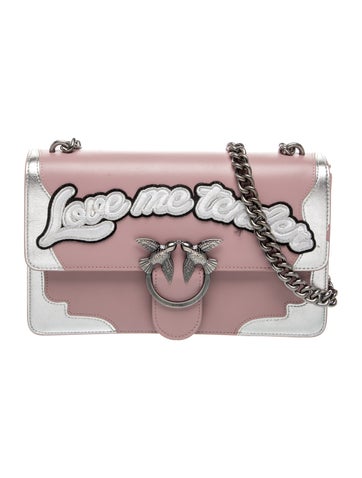 Pinko Leather Crossbody Bag